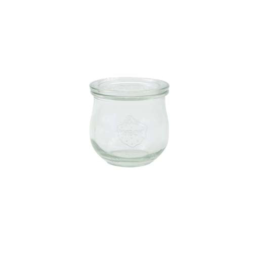 SET OF SIX 370ml Tulip Weck Jars. Model 746