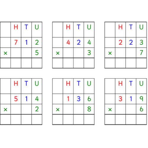 Montessori Exercises for the Stamp Game .pdf files