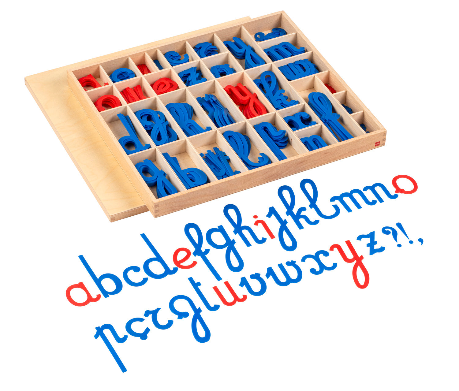 GonzagArredi Movable Alphabet: European cursive (NL) – Absorbent Minds ...