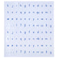 Blue Printed Alphabet: Print (NL)