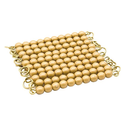 GonzagArredi Golden Bead Chain of 100: Individual Beads (NL)