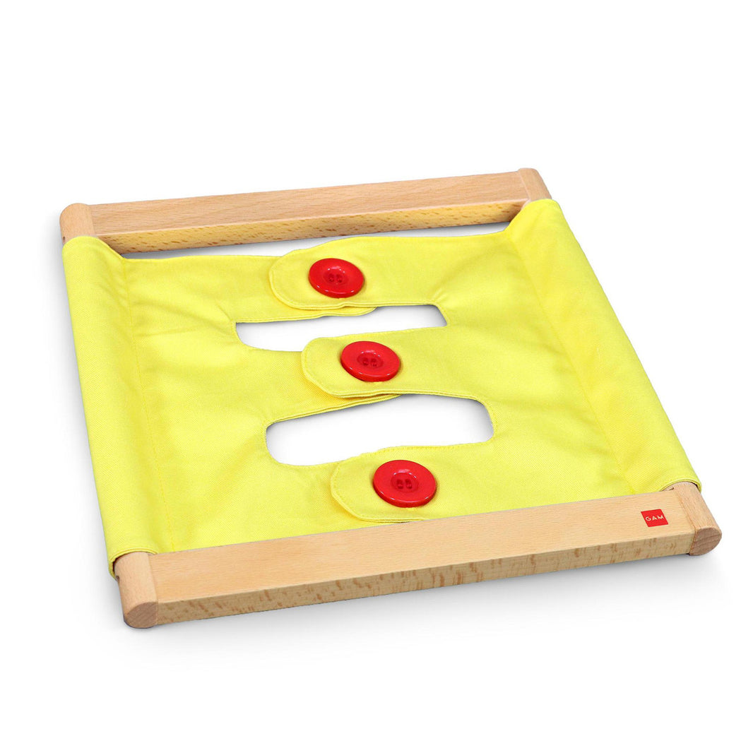 Montessori Large Button Dressing Frame – Absorbent Minds Montessori