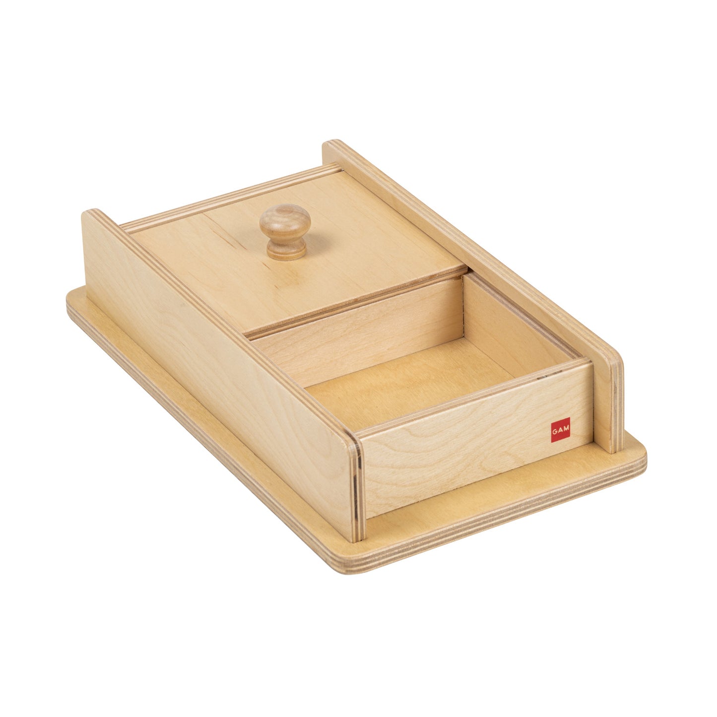 Object Permanence Box with Sliding Lid (NL)