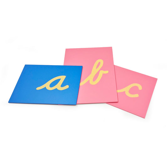 Sandpaper Letters - Lower Case Cursive