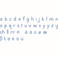 Nienhuis Medium Movable Alphabet, International Print, Blue (NL)