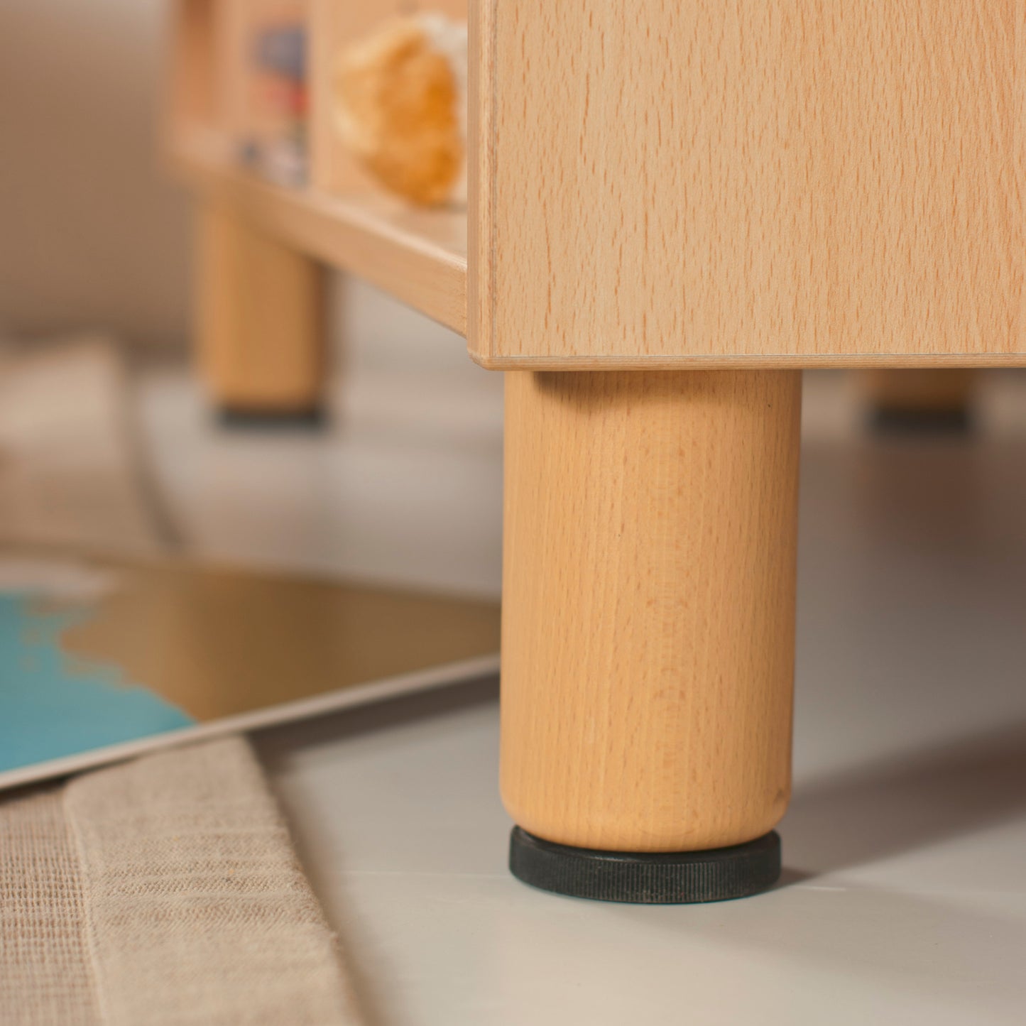 3-LAYER 6 SPACE DIVIDED CABINET 100cm H (NL)