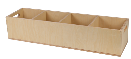 4-COMPARTMENT BENCH 22cm H (NL)