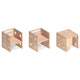 PLURIPIU WOODEN CHAIR / STACKING CUBE SHELF (NL)