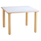 SQUARE WOODEN TABLE TOP - 60x60cm (NL)