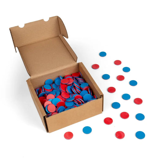 Discount Double-sided Counters red/blue (400)