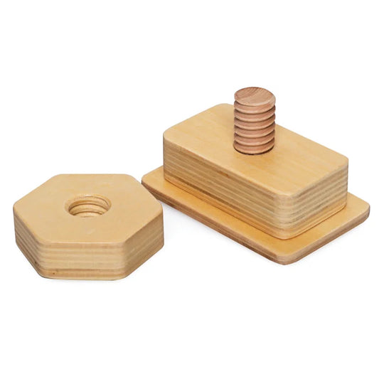 Wooden Jumbo Nut and Bolt