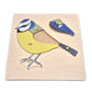 Native British Birds Peg Puzzles Set of 6