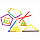 Discount Plastic Geometric Stick Material