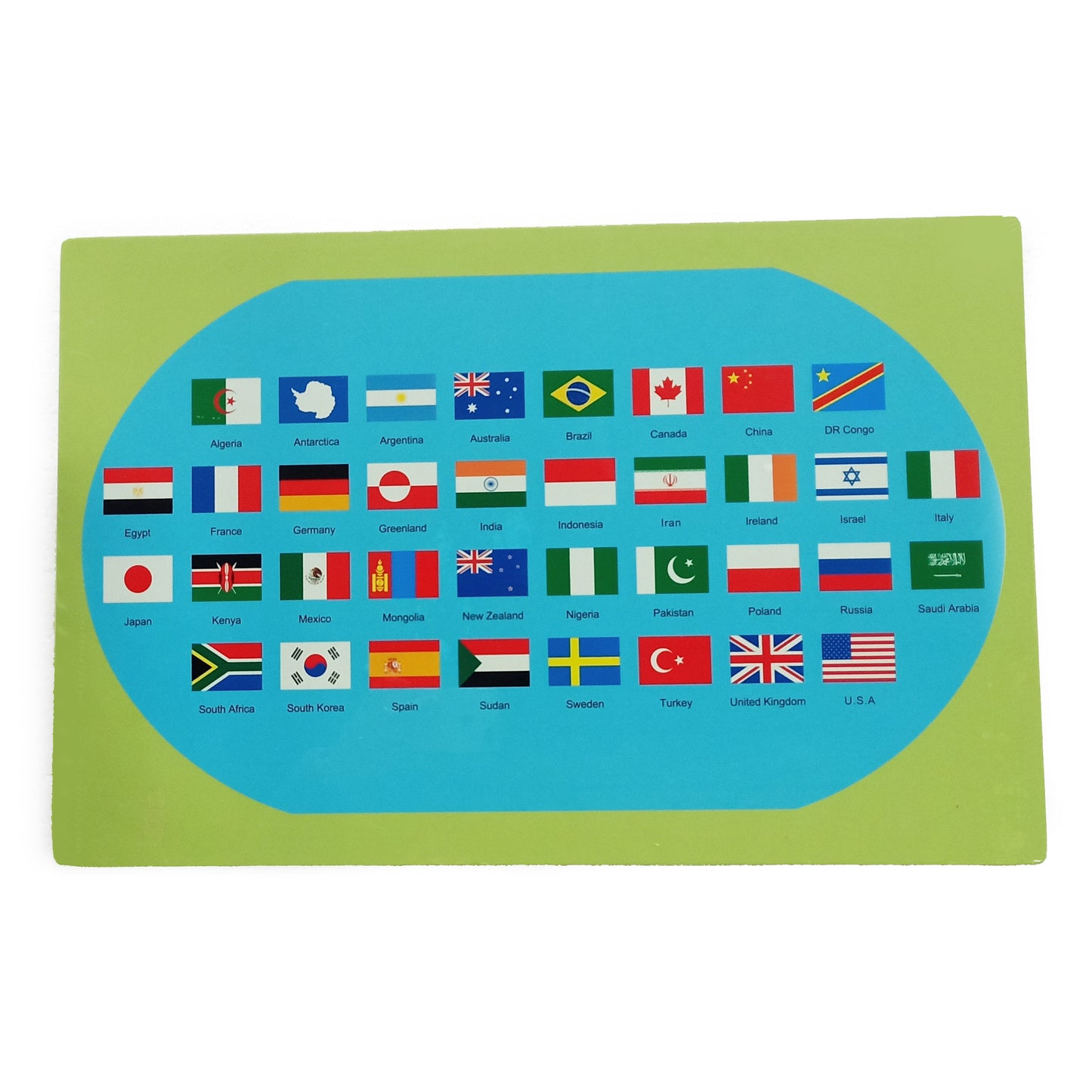 World Flags Map