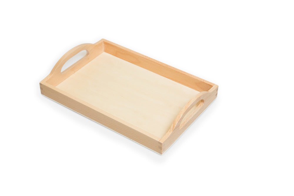 Set of 10 Small Wooden Trays