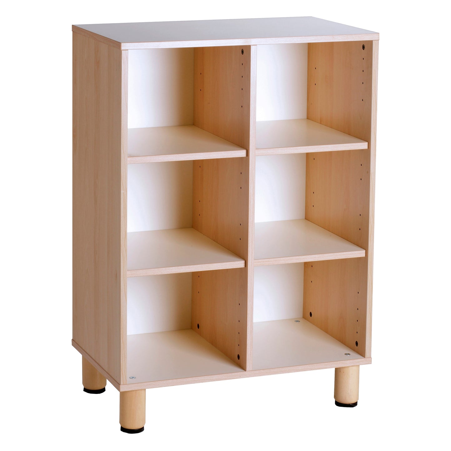 3-LAYER 6 SPACE DIVIDED CABINET 100cm H (NL)