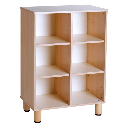 3-LAYER 6 SPACE DIVIDED CABINET 100cm H (NL)