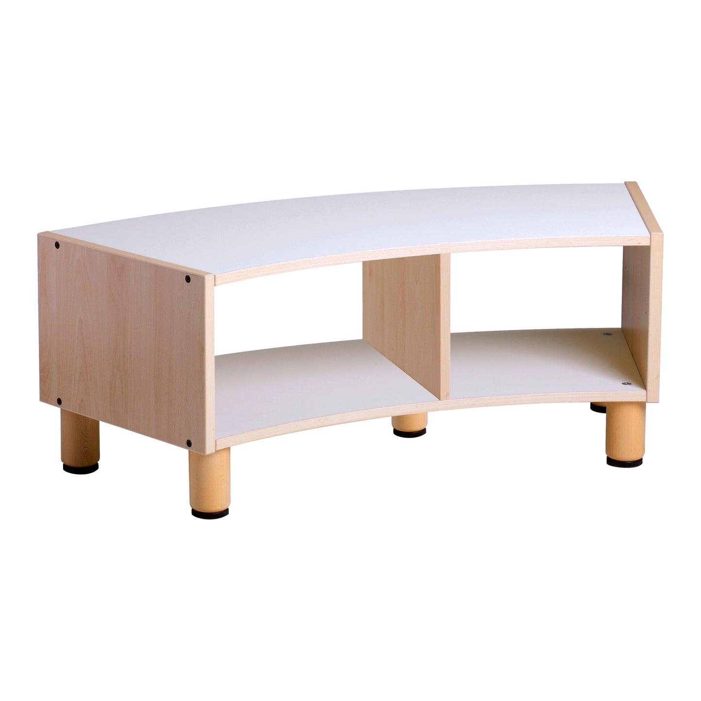 TODDLER 45° CURVED OPEN 1-LAYER CABINET 40cm H (NL)