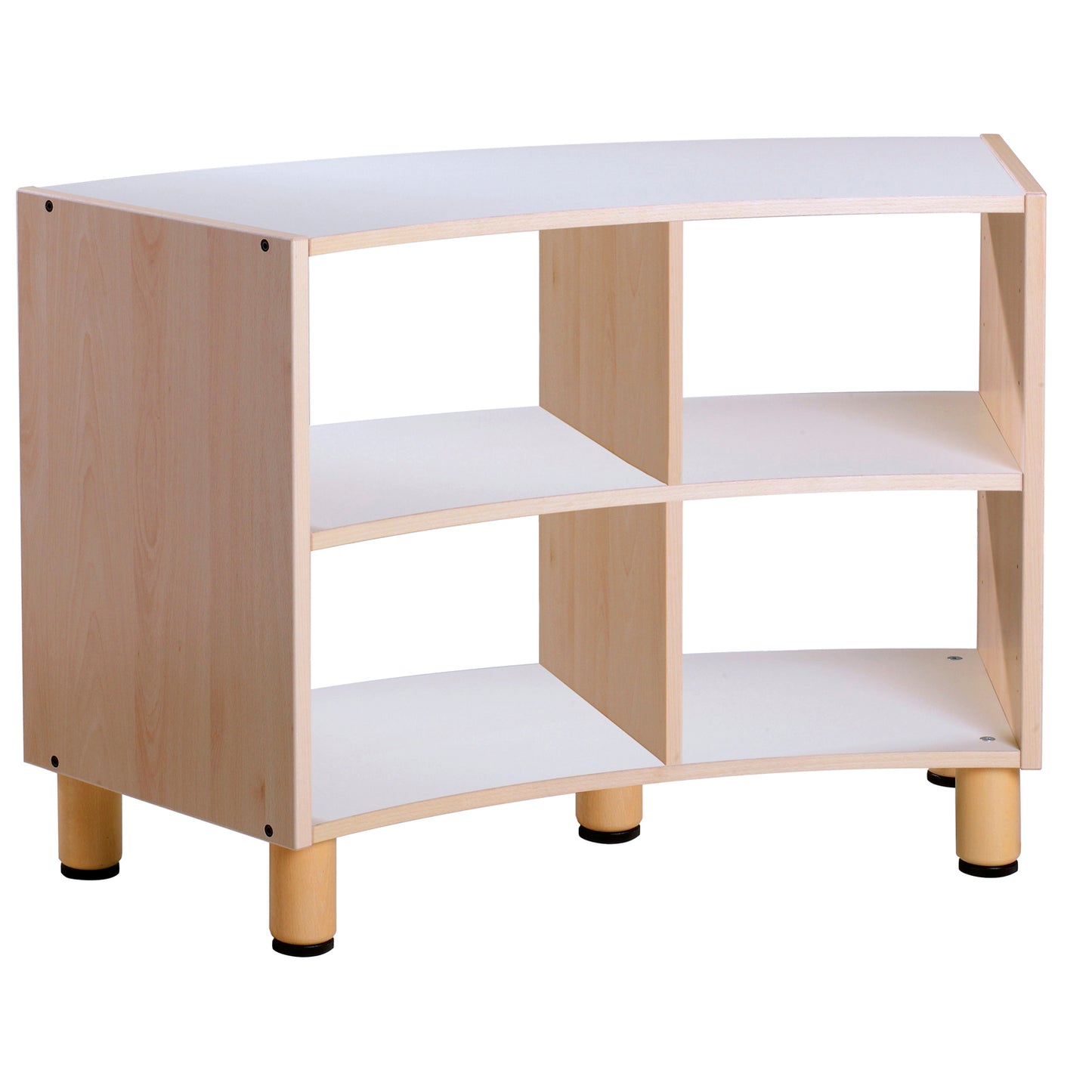 45° CURVED OPEN 2-LAYER CABINET 70cm H (NL)