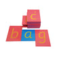 Outlet Sandpaper Letters - Lower Case Sassoon