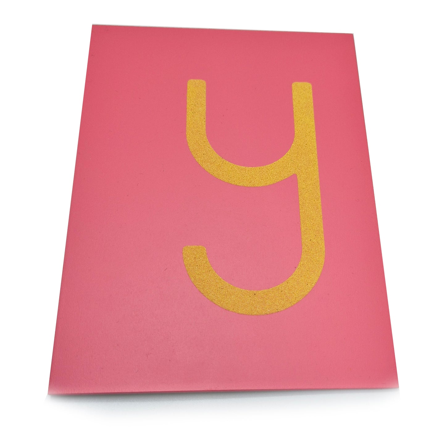 Outlet Sandpaper Letter y  - Lower Case Print