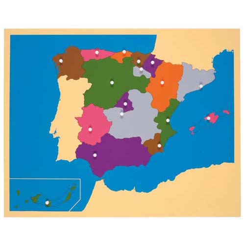 Nienhuis Puzzle Map: Spain