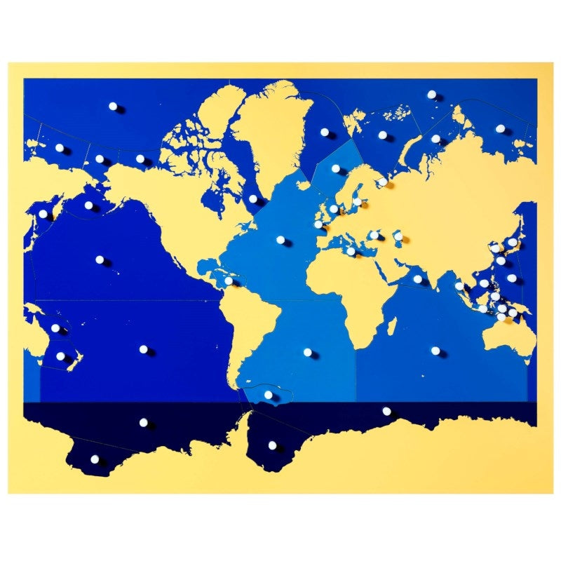Nienhuis Puzzle Map: Seas And Oceans (NL)
