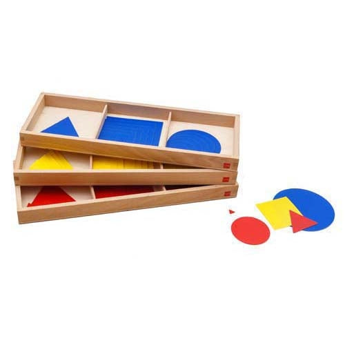 Montessori Circles, Squares And Triangles