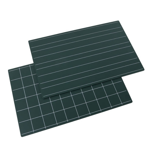 Greenboards With Lines And Squares: Set Of 2 (NL)