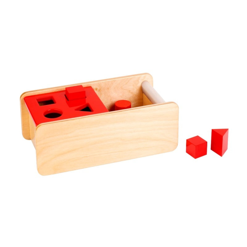Nienhuis Montessori Imbucare Box With Flip Lid - 4 Shapes