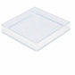 Clear Plastic Box 10.1 x 10.1 x 1.6 cm (NL)