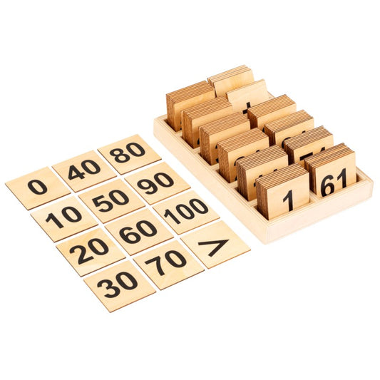 Number cards up to 100 (NL)