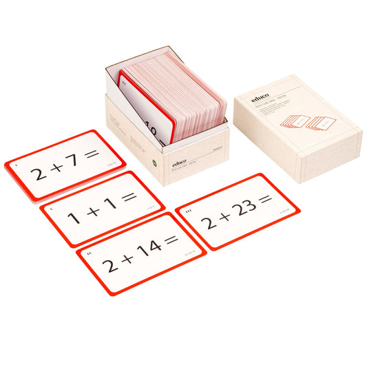 Maths flash cards - addition (NL)
