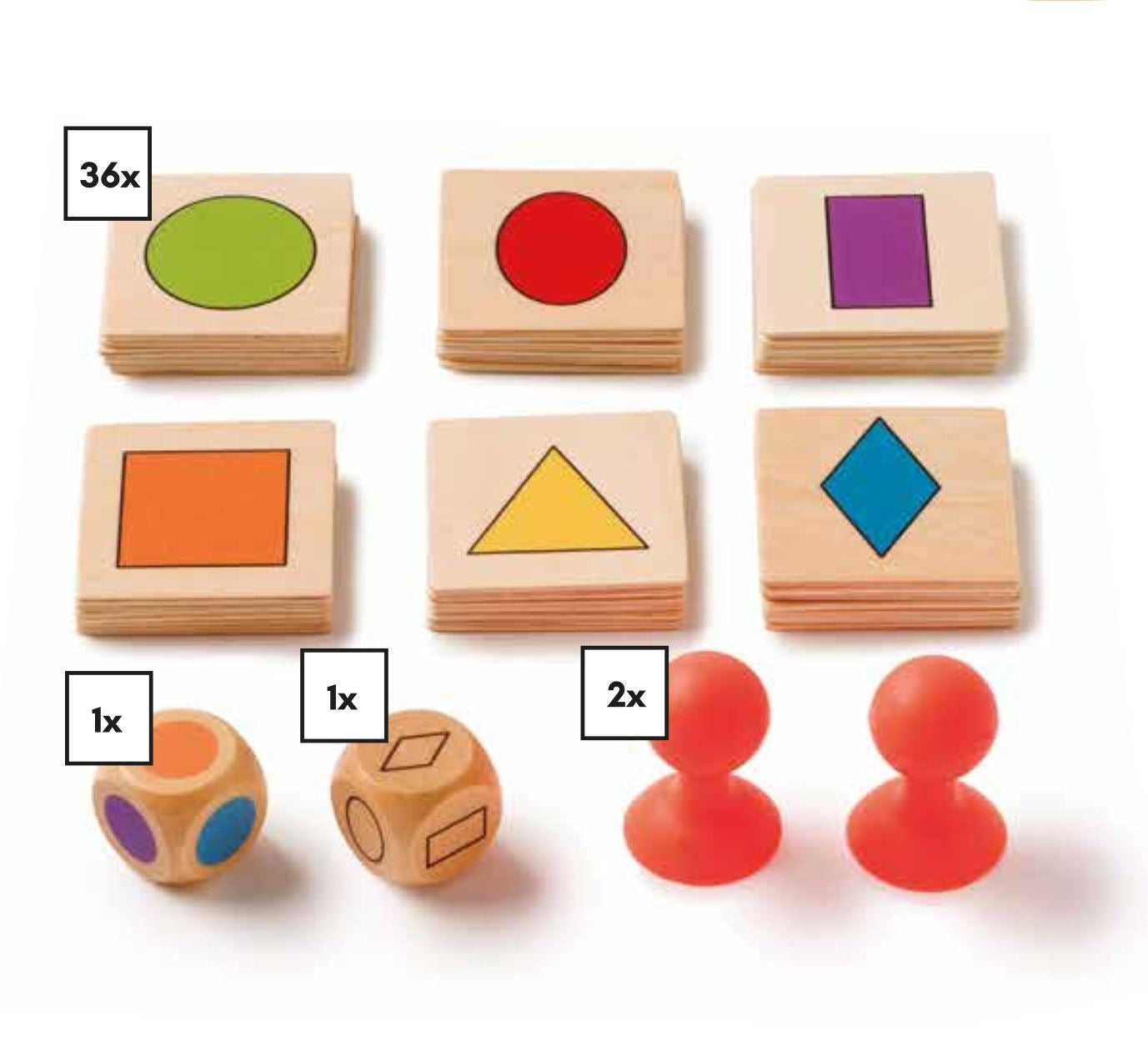 Shape and Colour Game: Stick the shape