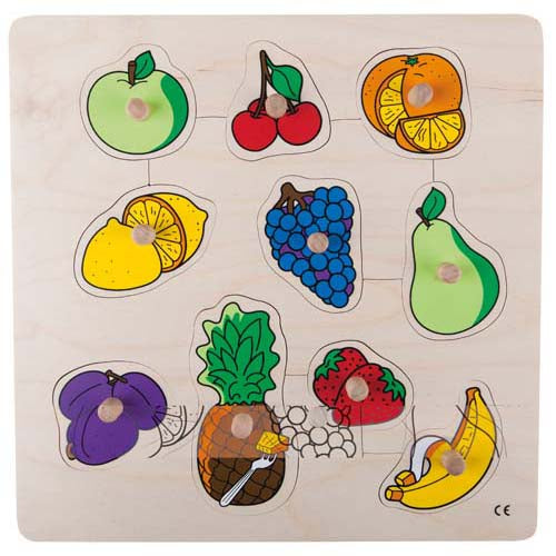 Knob puzzle - fruit