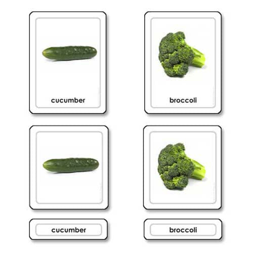 Nienhuis ETC Vegetables 3 Part Cards