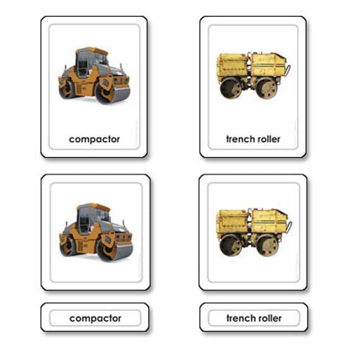Nienhuis ETC Construction Equipment 3 Part Cards