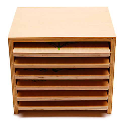 Montessori Cabinet for latch and thread boards