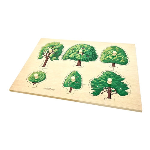 Montessori Native British Trees Board Puzzle