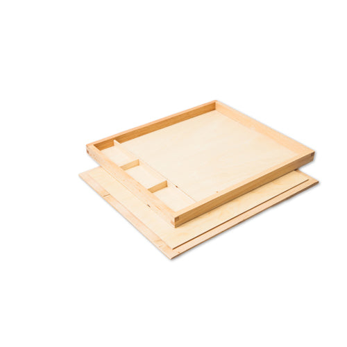 Montessori Divided Display Tray with Lid