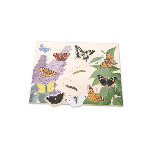 Montessori Native British Butterflies Board Puzzle