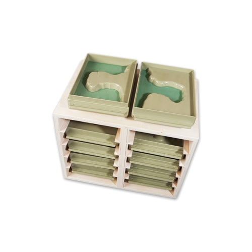 Montessori Land and Water Forms Cabinet