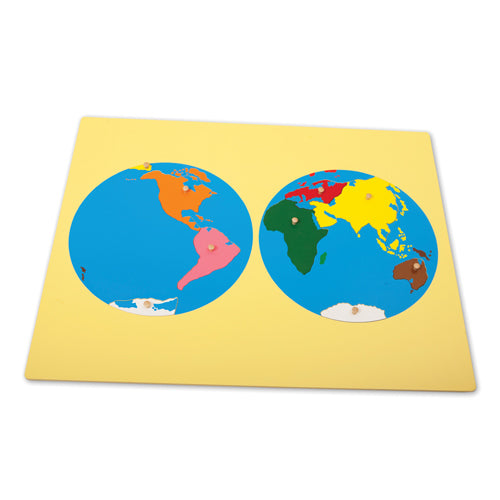 Montessori World Continents Puzzle Map