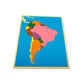 Montessori South America Puzzle Map