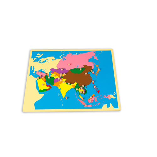 Discount 5 Small Continents Board Puzzle Set