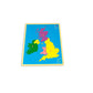 Montessori Small UK Board Puzzle Map