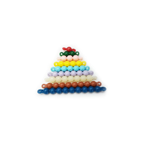 Coloured Beads Stair - Connected Beads