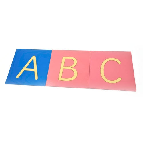 Montessori Sandpaper Capital Letters Sassoon Upper Case