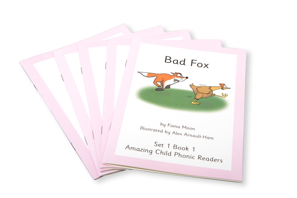 1 Sample book from Phonic Readers Set 1