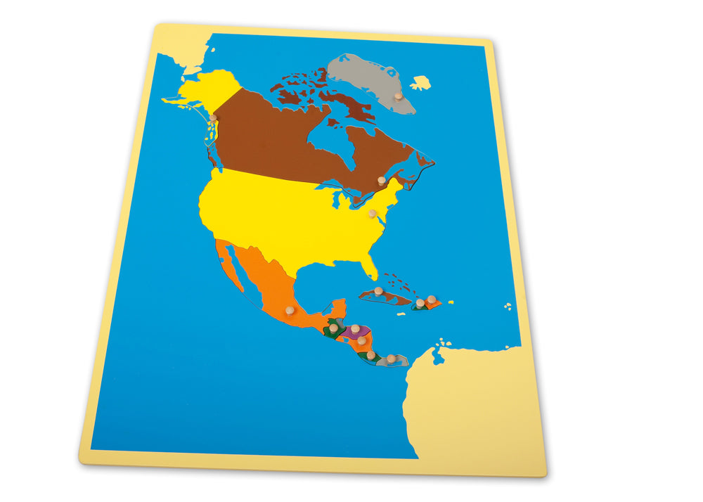 North America Puzzle Map